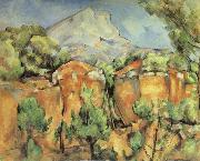 Paul Cezanne La Montagne Sainte-Victoire,vue de Bibemus china oil painting reproduction